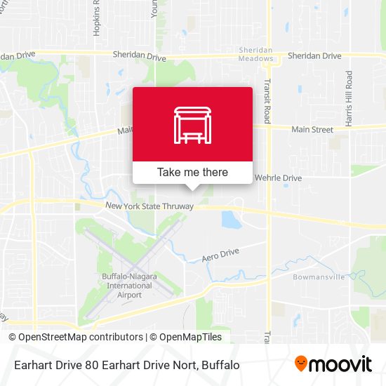 Earhart Drive 80 Earhart Drive Nort map