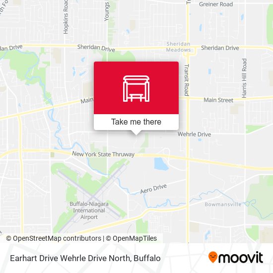 Mapa de Earhart Drive Wehrle Drive North