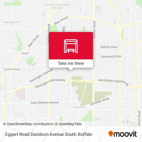 Eggert Road Davidson Avenue South map