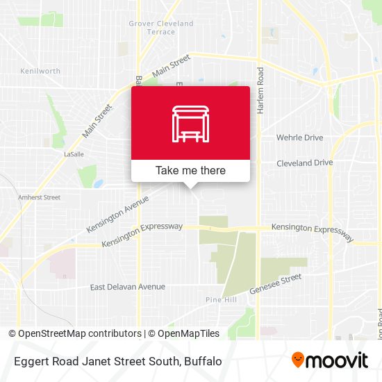 Mapa de Eggert Road Janet Street South