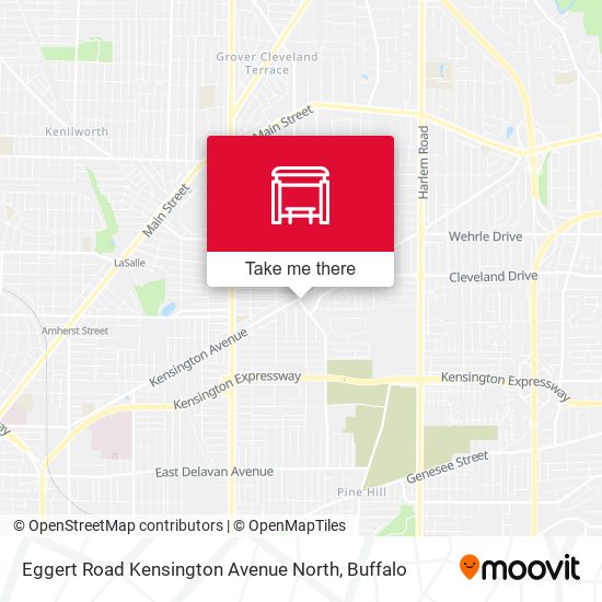 Eggert Road Kensington Avenue North map
