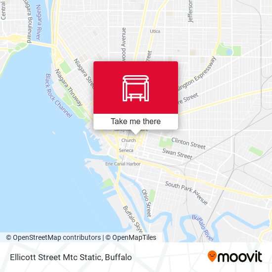 Mapa de Ellicott Street Mtc Static