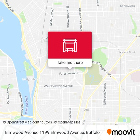 Elmwood Avenue 1199 Elmwood Avenue map