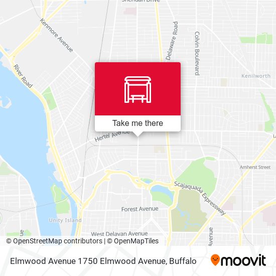 Elmwood Avenue 1750 Elmwood Avenue map