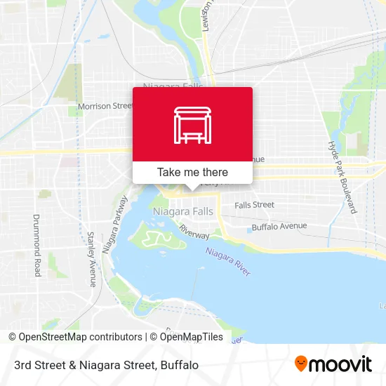 3rd Street & Niagara Street map