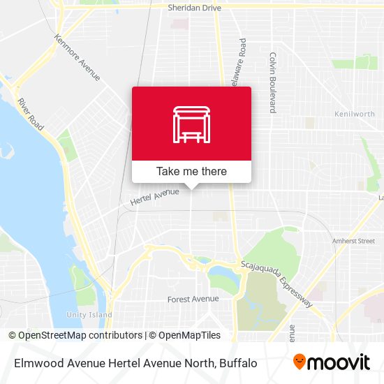 Elmwood Avenue Hertel Avenue North map