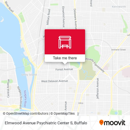 Elmwood Avenue Psychiatric Center S map