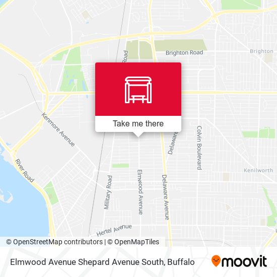 Elmwood Avenue Shepard Avenue South map