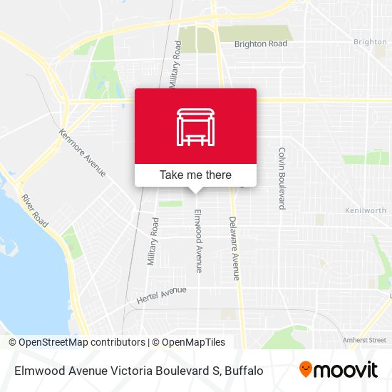 Elmwood Avenue Victoria Boulevard S map