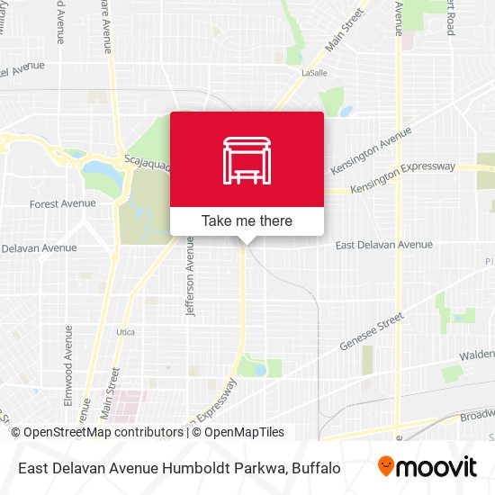 East Delavan Avenue Humboldt Parkwa map