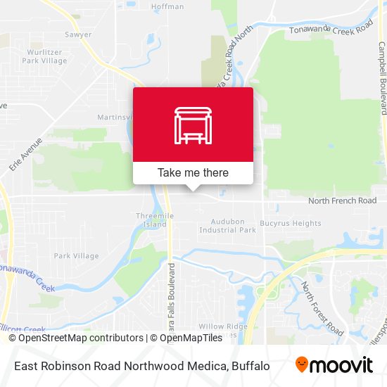 Mapa de East Robinson Road Northwood Medica