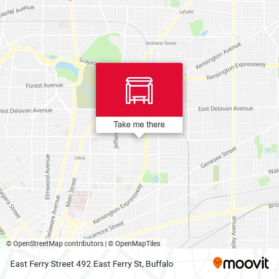 East Ferry Street 492 East Ferry St map