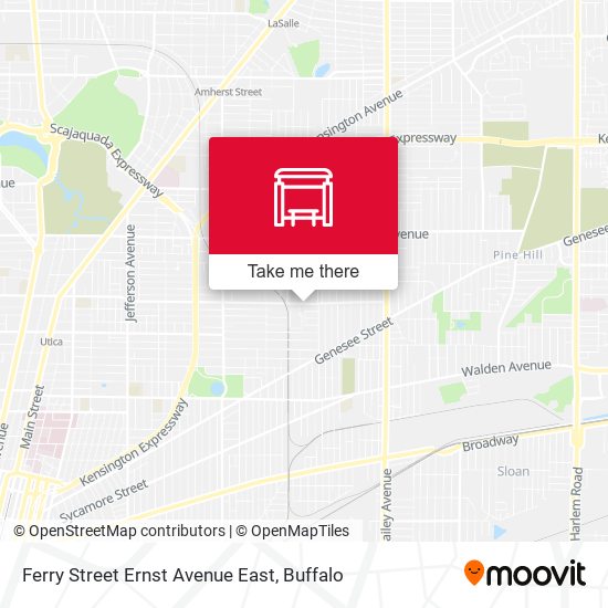 Ferry Street Ernst Avenue East map