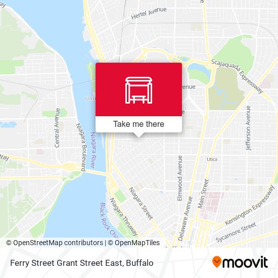 Ferry Street Grant Street East map