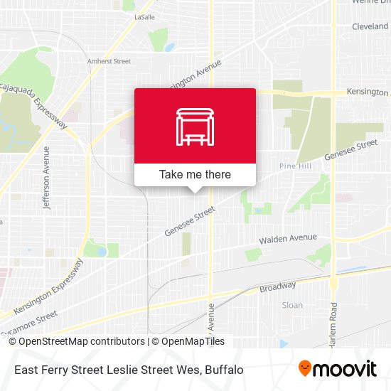 Mapa de East Ferry Street Leslie Street Wes
