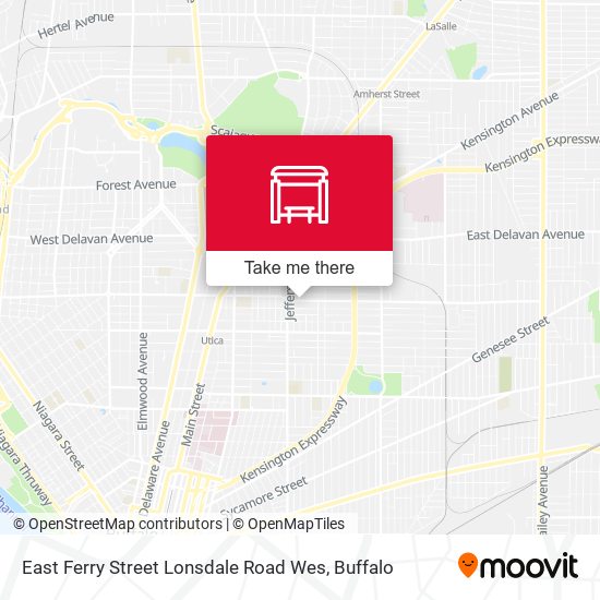 East Ferry Street Lonsdale Road Wes map