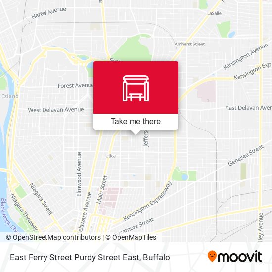 East Ferry Street Purdy Street East map