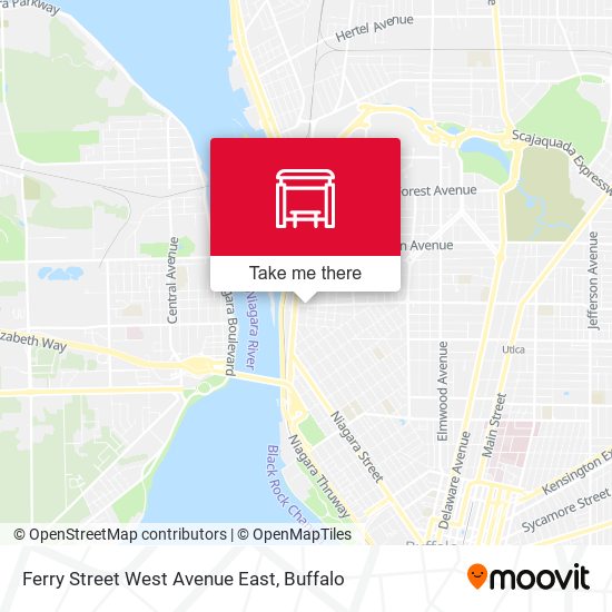 Ferry Street West Avenue East map