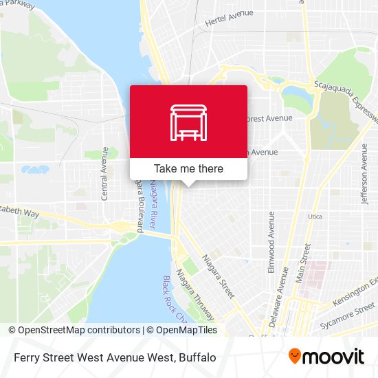 Ferry Street West Avenue West map