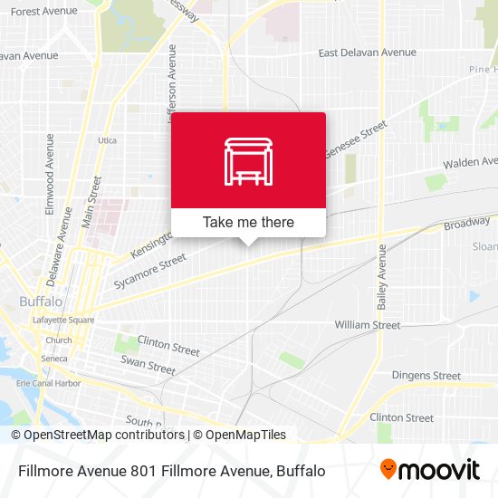 Mapa de Fillmore Avenue 801 Fillmore Avenue