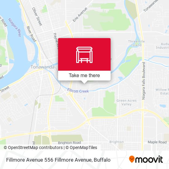 Mapa de Fillmore Avenue 556 Fillmore Avenue
