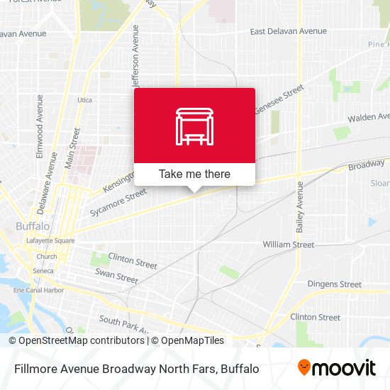 Fillmore Avenue Broadway North Fars map