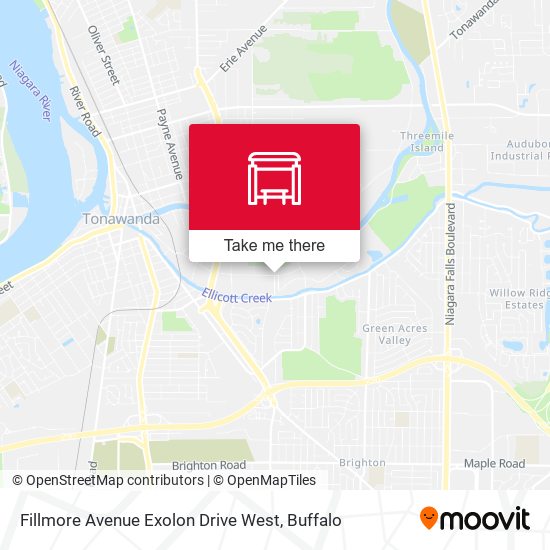 Fillmore Avenue Exolon Drive West map