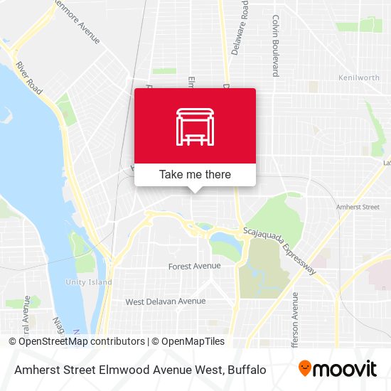Amherst Street Elmwood Avenue West map