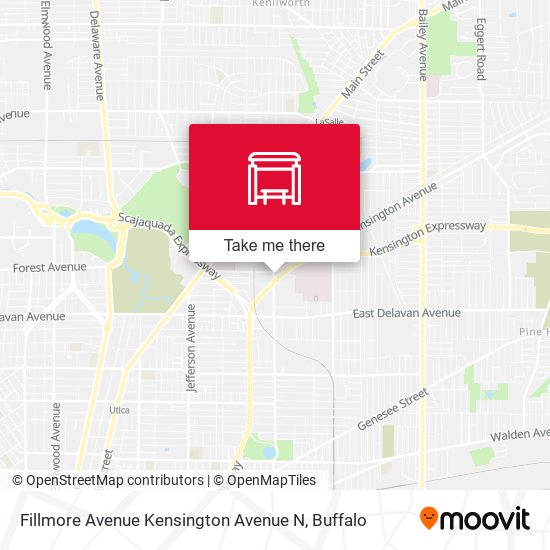 Mapa de Fillmore Avenue Kensington Avenue N