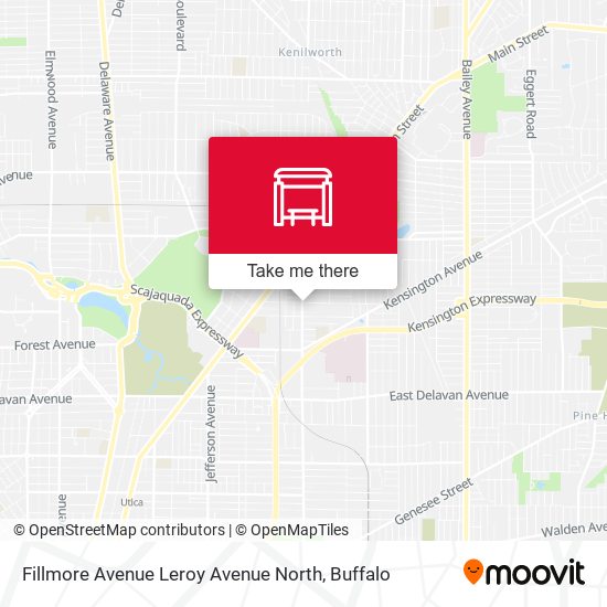 Mapa de Fillmore Avenue Leroy Avenue North