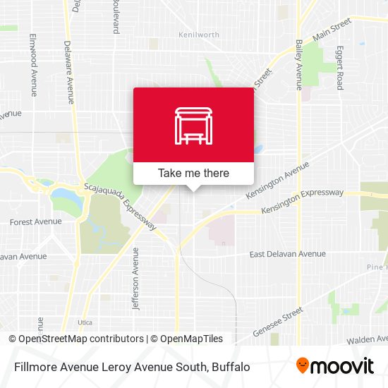 Mapa de Fillmore Avenue Leroy Avenue South