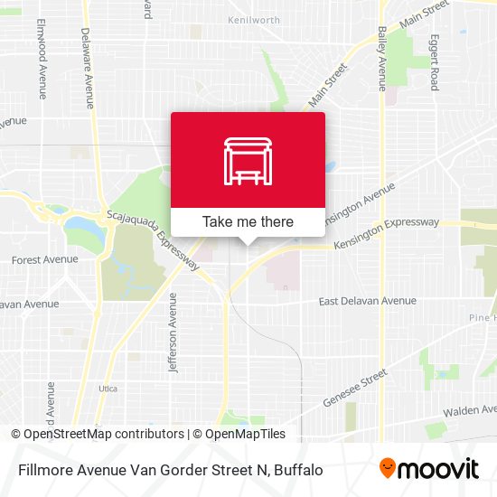 Fillmore Avenue Van Gorder Street N map