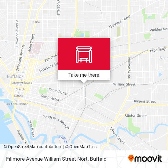 Fillmore Avenue William Street Nort map