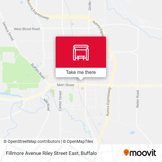 Fillmore Avenue Riley Street East map