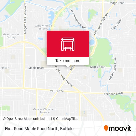 Mapa de Flint Road Maple Road North