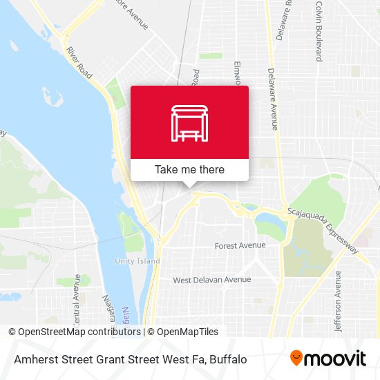 Amherst Street Grant Street West Fa map