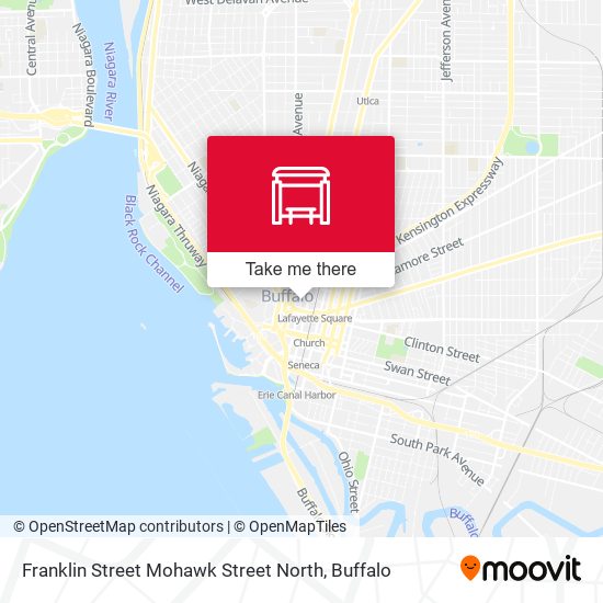 Mapa de Franklin Street Mohawk Street North