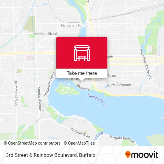 3rd Street & Rainbow Boulevard map