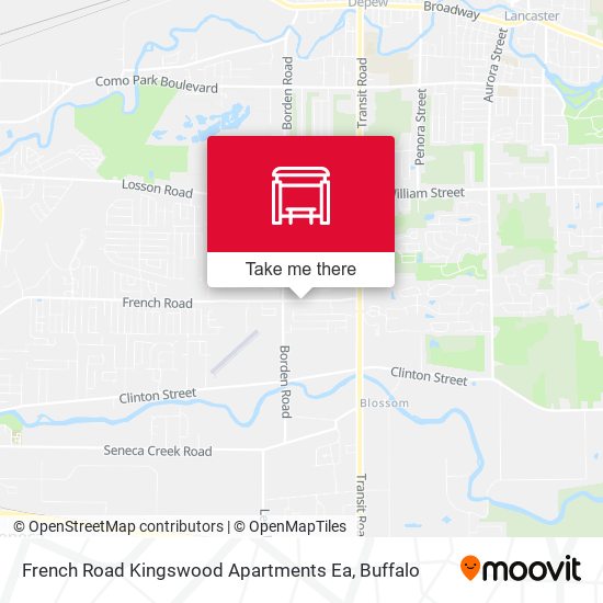 Mapa de French Road Kingswood Apartments Ea