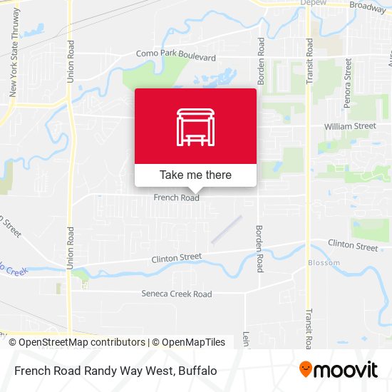 Mapa de French Road Randy Way West