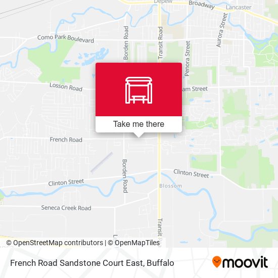 French Road Sandstone Court East map