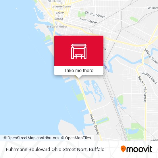 Fuhrmann Boulevard Ohio Street Nort map