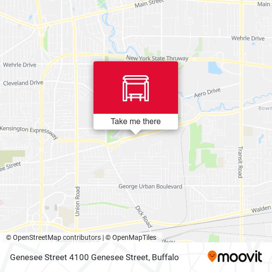 Mapa de Genesee Street 4100 Genesee Street
