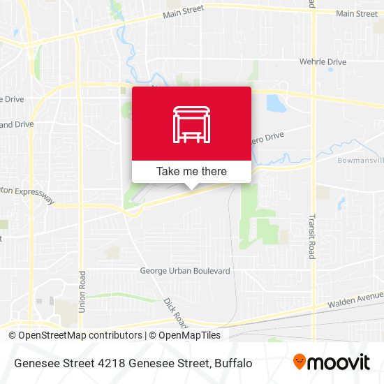Mapa de Genesee Street 4218 Genesee Street
