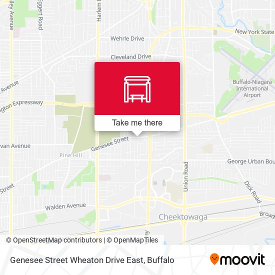 Mapa de Genesee Street Wheaton Drive East