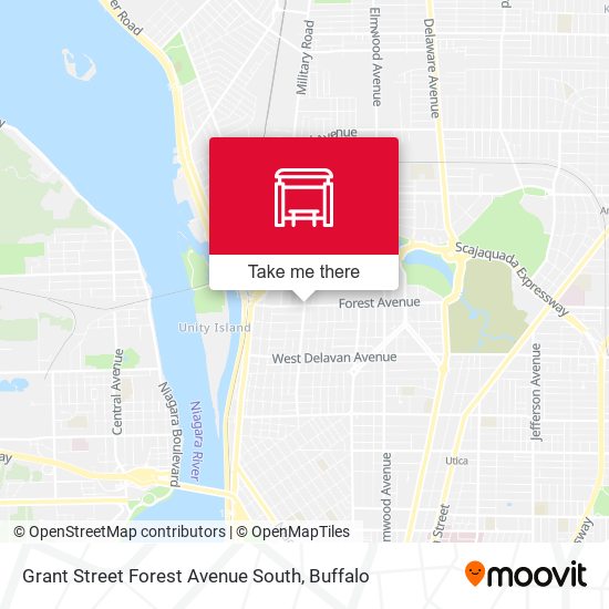 Grant Street Forest Avenue South map