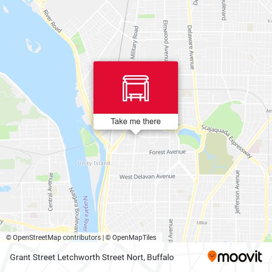 Grant Street Letchworth Street Nort map