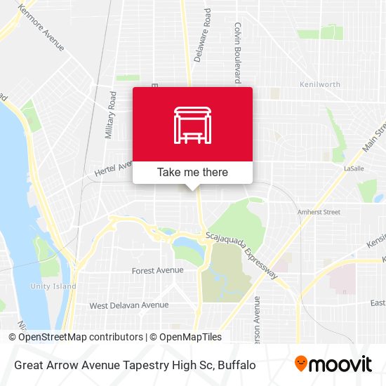 Mapa de Great Arrow Avenue Tapestry High Sc