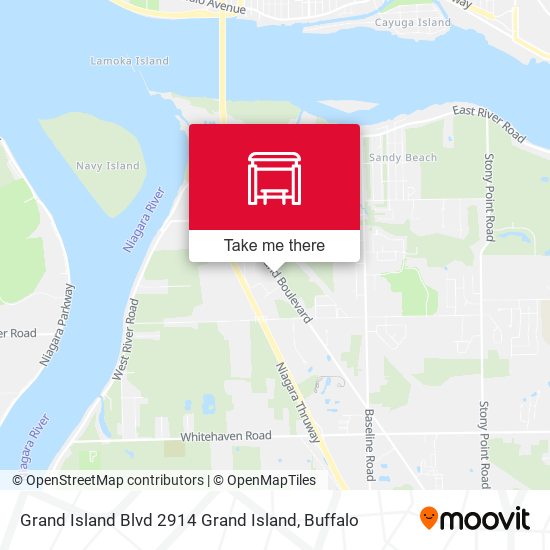 Mapa de Grand Island Blvd 2914 Grand Island
