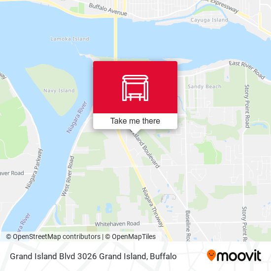 Grand Island Blvd 3026 Grand Island map